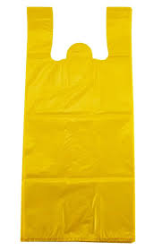 Sacola Virgem Amarela Lisa 30x40x0.20 com 1.000 - Peso 1,950 kg